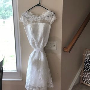 NWT Gorgeous white party dress size 8